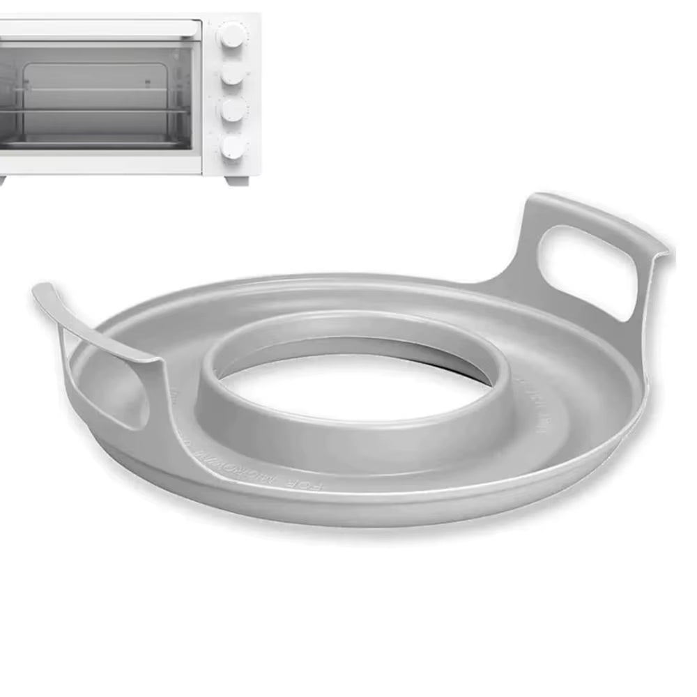 HeatMate™ Microwave Plate Holder – Durable, Easy-Clean Steam Tray for Bowls & Dishes