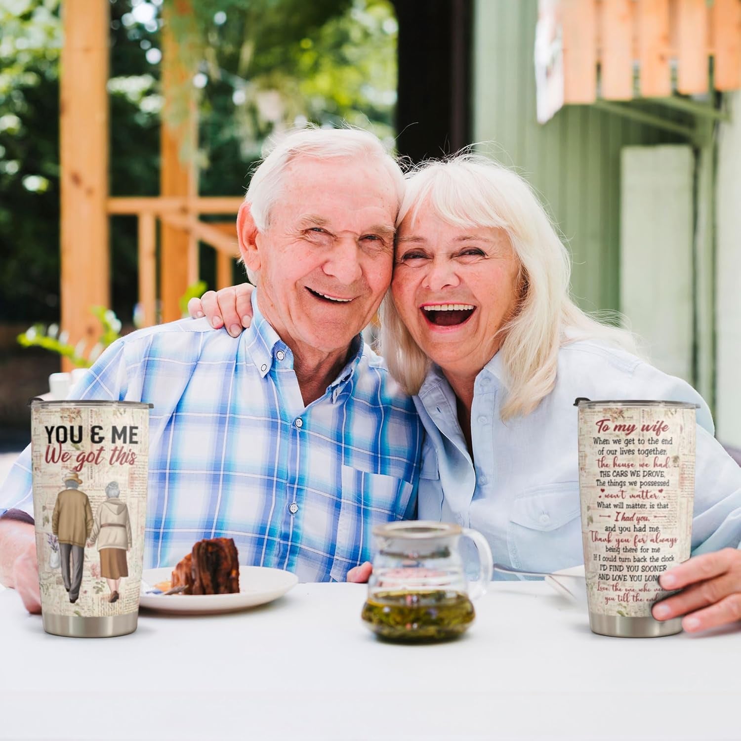Valentines Day Gifts for Her - Birthday Gifts for Wife & Romatic Gifts for Her for Anniversary Christmas Gifts for Wife Gifts for Women - Stainless Steel Tumbler 20Oz I Love You Wife Gifts
