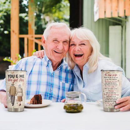 Valentines Day Gifts for Her - Birthday Gifts for Wife & Romatic Gifts for Her for Anniversary Christmas Gifts for Wife Gifts for Women - Stainless Steel Tumbler 20Oz I Love You Wife Gifts